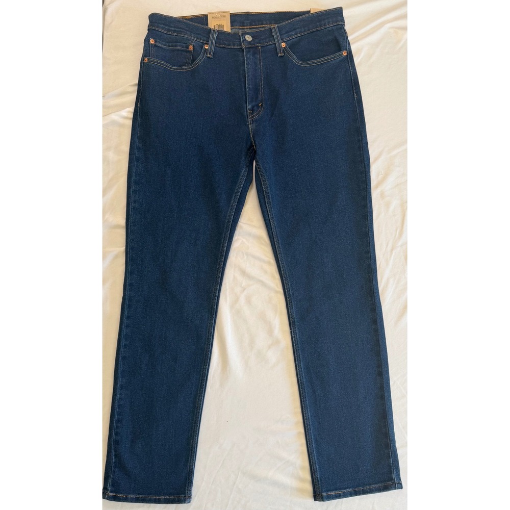 Levis 511 Slim Fit Stretch Jeans Mens 34x32 Dark Indigo Blue Denim 045113318 NWT